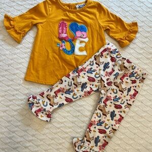18M Baby cowgirl theme outfit
